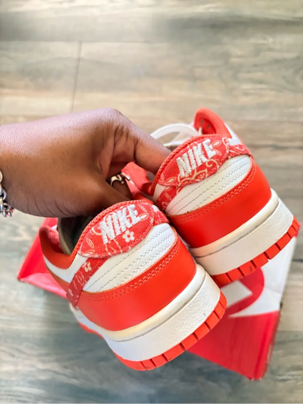 Nike Dunk Low Orange Paisley